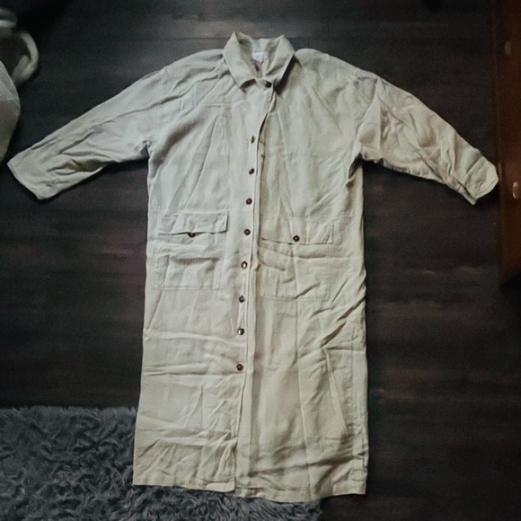 Beige Trench Coat / Jacket - Picture 1 of 7